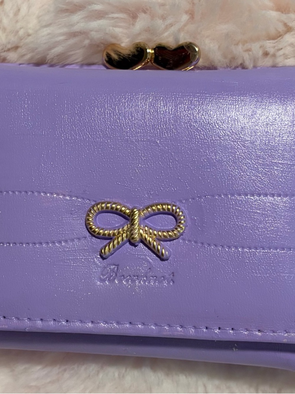 Lavender Bow Chain Shoulder Bag - Unbranded - Picture 6 of 12